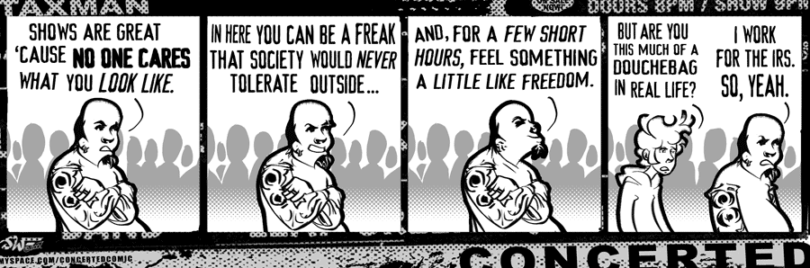 Taxman: an internet comic strip