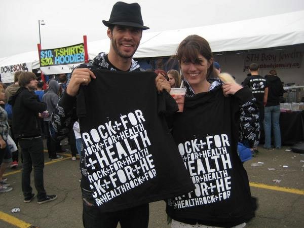 Rock for Health On Warped Tour