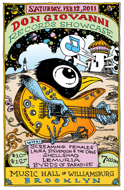 Don Giovanni Record Showcase Featuring: Screaming Females: Music Hall of Williamsburg, Brooklyn, NY 2/12/11