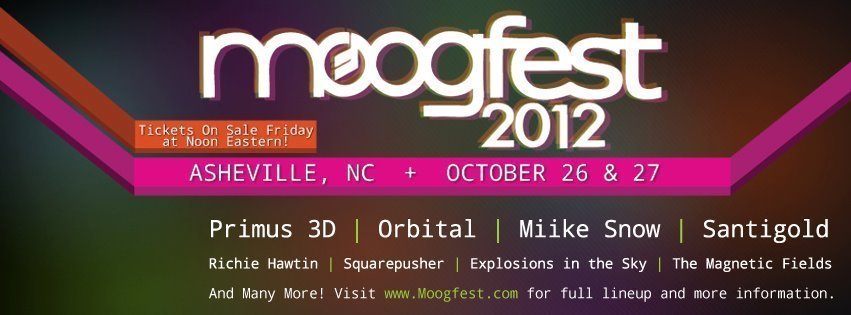 Moogfest 2012 Announces Lineup, Feat. Primus 3D, Orbital, Miike Snow + Santigold