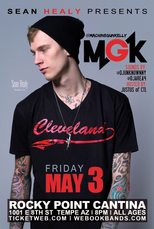 Machine Gun Kelly Hits Rocky Point Cantina