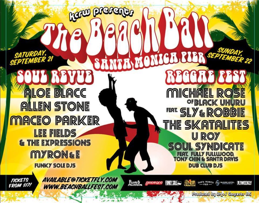 Beach Ball: Soul Revue & Reggae Fest, Santa Monica Pier – 9/21 & 9/22/13