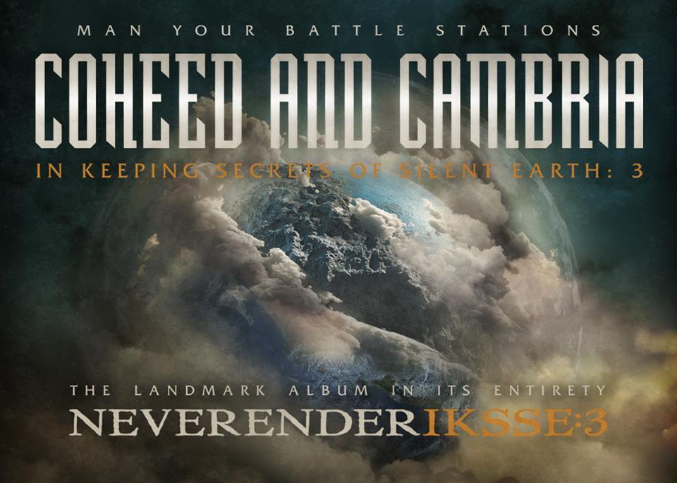 Coheed and Cambria Fall Tour – Playing ‘In Keeping Secrets of Silent Earth: 3’ Album in Entirety
