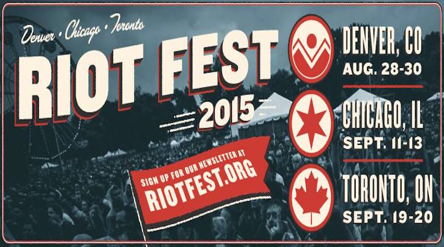 Riot Fest Drops First Wave Of Acts For Denver, Chicago, Toronto