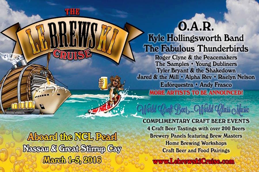 GIVEAWAY: WIN Tickets to the Lebrewski Cruise And Read An INTERVIEW With Host Kyle Hollingsworth of String Cheese Incident