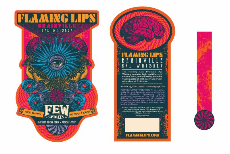 The Flaming Lips Collaborate With FEW Spirits to Make ‘Brainville Rye Whiskey’