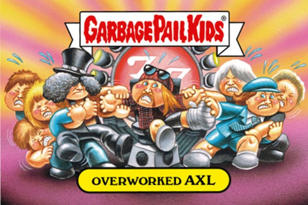 Meet Overworked Axl, Bob Weird, Fiery Flea & More- Rock N Roll Garbage Pail Kids