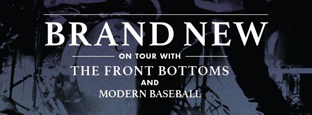 Brand New Announces Fall 2016 Headlining Tour – Support from The Front Bottoms & Modern Basebal
