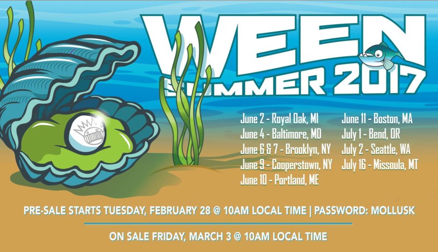 Ween Hitting East Coast and Pacific Northwest For 2017 Summer Tour
