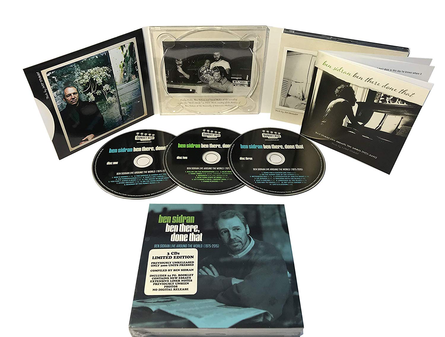 Three Discs of Previously Unissued Live Performances  from Pianist/Vocalist Ben Sidran on ‘Ben There, Done That: Ben Sidran Live Around the World (1975-2015)’ (ALBUM REVIEW)