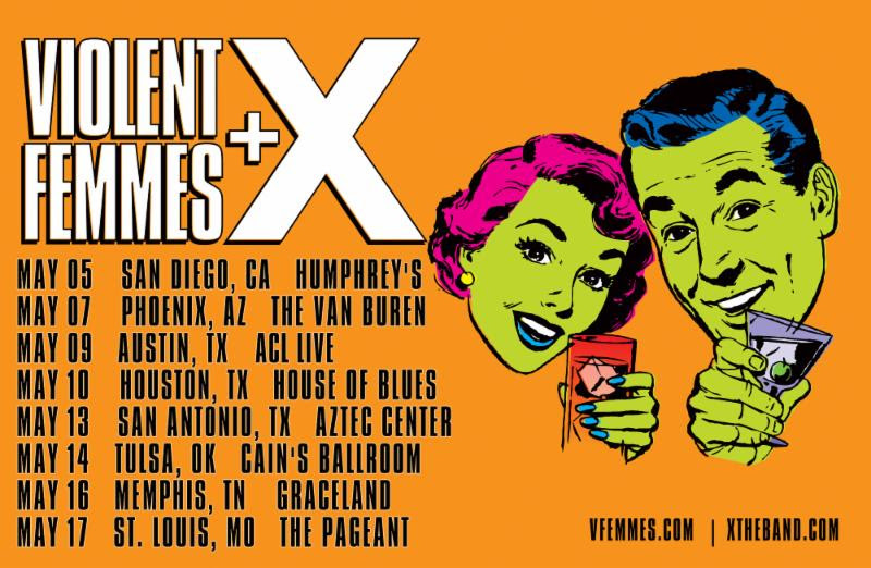 Violent Femmes Announce Co-headlining Tour With X
