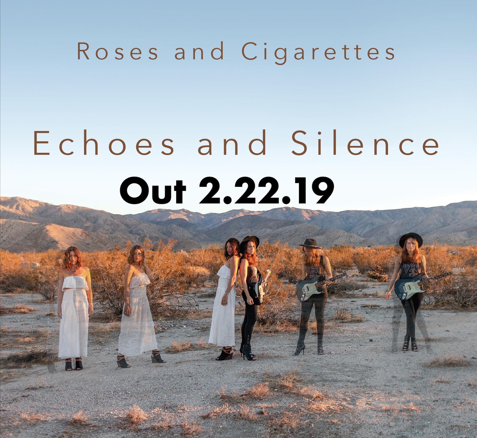 FULL ALBUM STREAM: Roses & Cigarettes Bring A Level Melodies To ‘Echoes and Silence’ As Lead Singer Jenny Pagliaro Fights Stage 4 Cancer