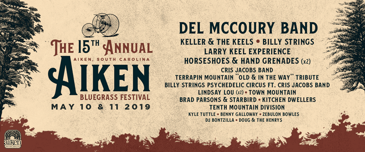 Del McCoury Band, Billy Strings, Keller Williams and More to Play 15th Aiken Bluegrass Festival