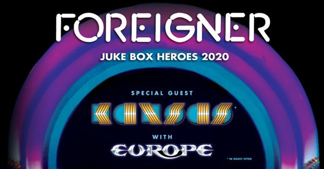 Foreigner, Special Guest Kansas, and Featuring Europe Set To Launch ‘Juke Box Heroes 2020’ Tour