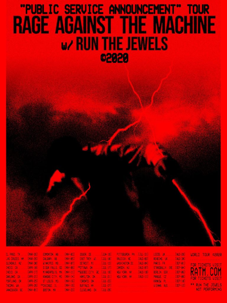 Rage Against the Machine & Run The Jewels Announce Extensive U.S. Tour