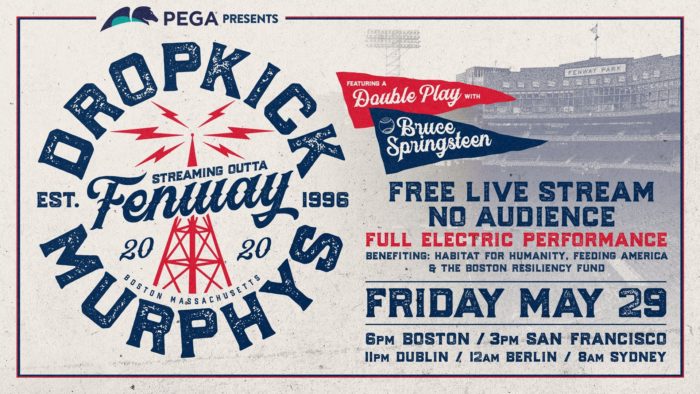 Dropkick Murphys ‘Streaming Outta Fenway’ With Bruce Springsteen Raises Over $700,000 For Charity