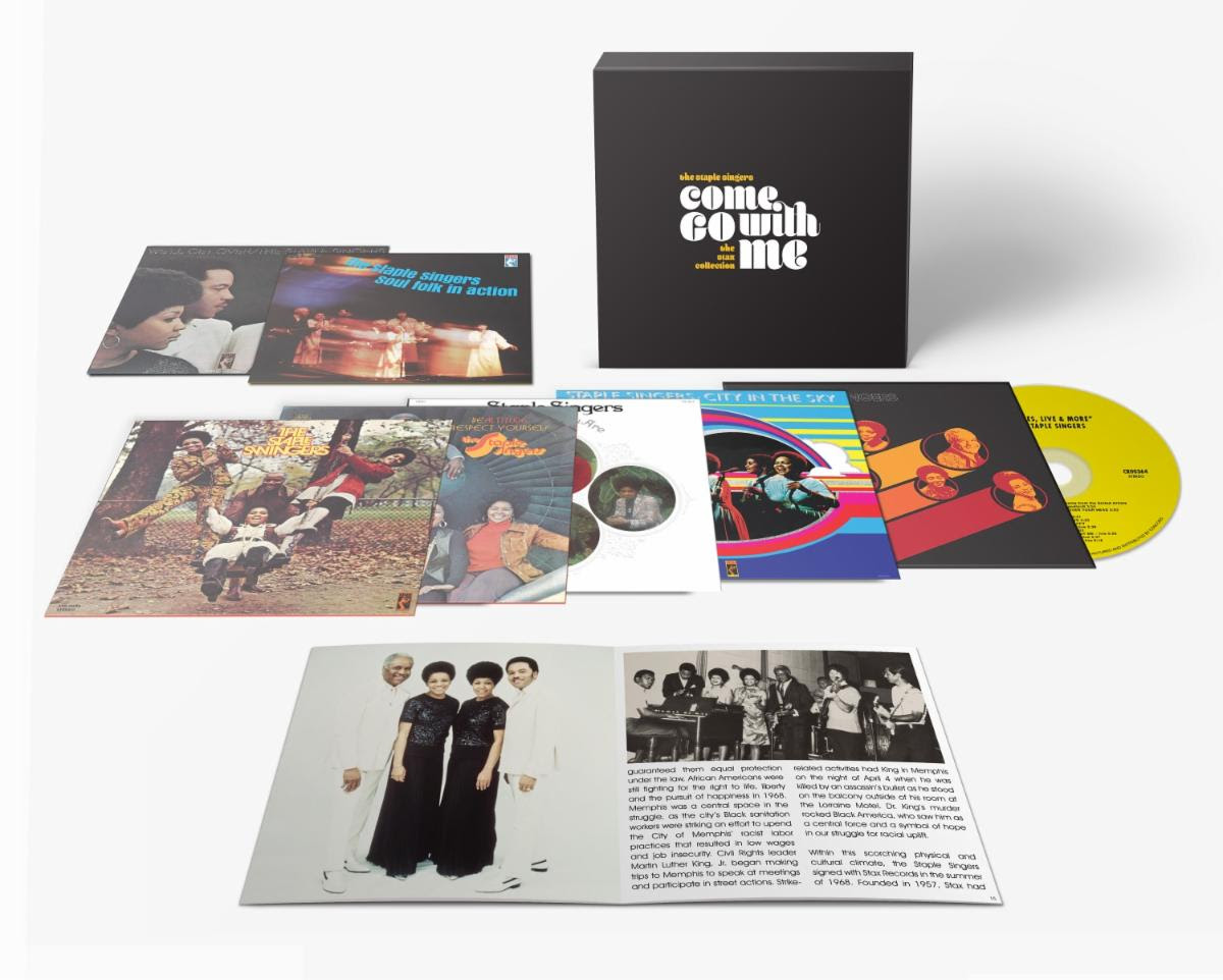 The Staple Singers’ ‘Come Go With Me: The Stax Collection’ Available as Seven CD Box Set
