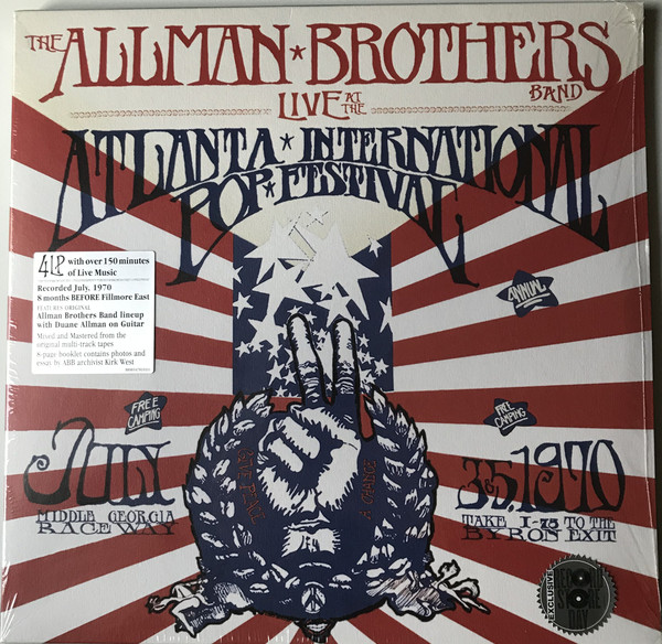 Allman Brothers Band at Atlanta Pop Festival July 4, 1970 Set For Reissue