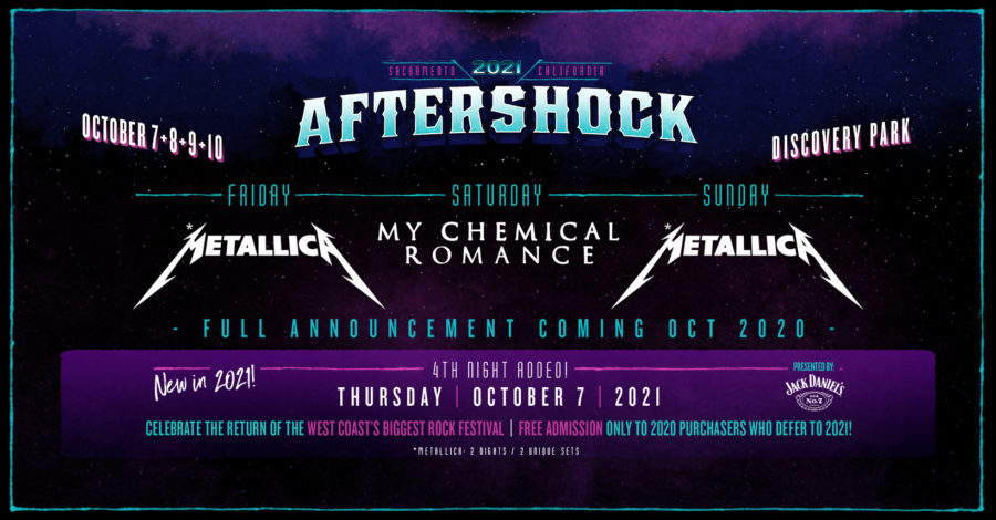 Aftershock 2021 Lineup Announced: Metallica, My Chemical Romance, Rancid, Social Distortion, The Offspring, Rise Against, Volbeat & Mo