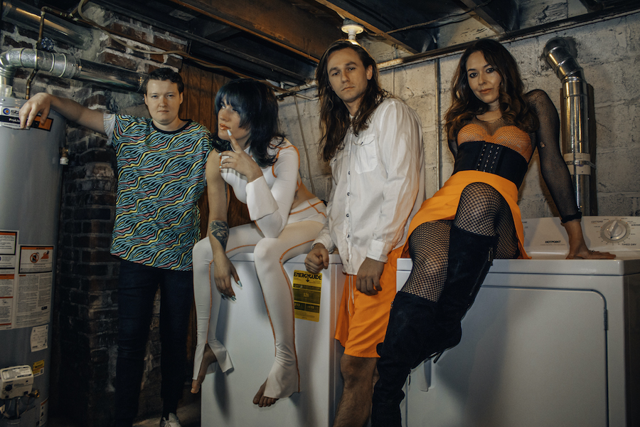 VIDEO PREMIERE: Psychedelic Space Rockers Flight Attendant Embrace Fuzzy Glam Sound on “DOGS”