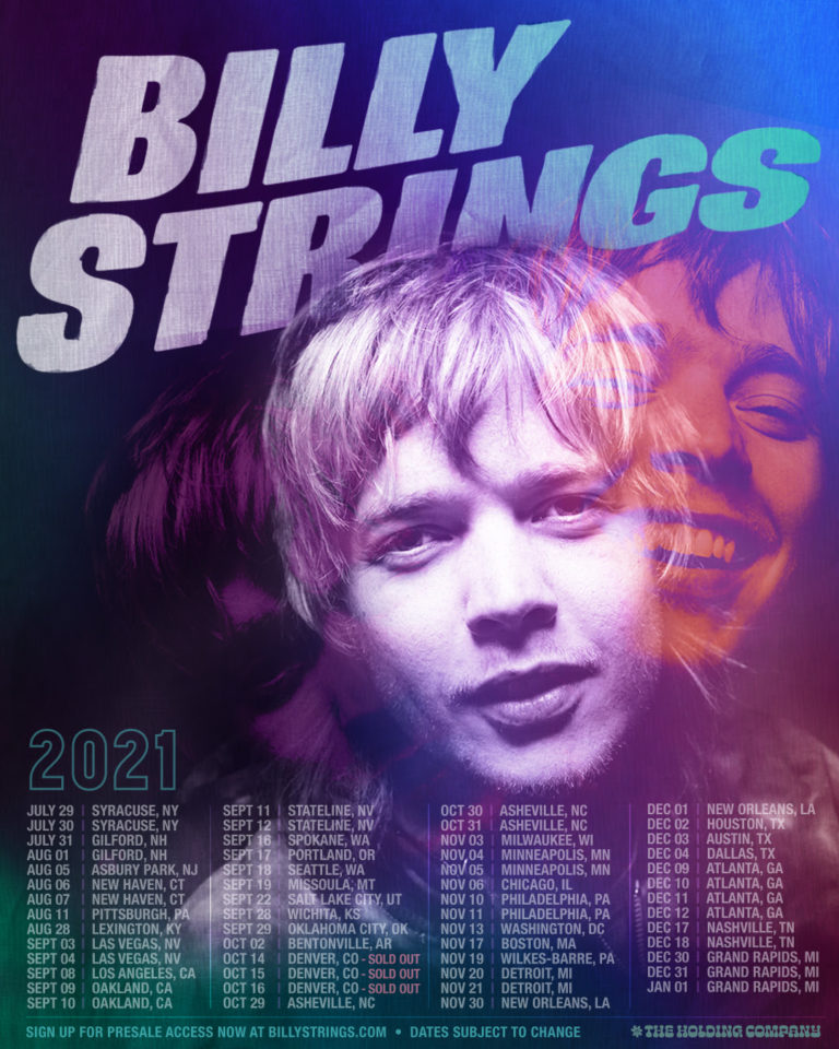 Billy Strings Announces 50 Plus Date U.S. Tour