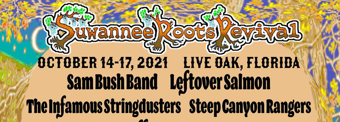Sam Bush Band, Leftover Salmon, The Infamous Stringdusters Lead 5th Suwannee Roots Revival