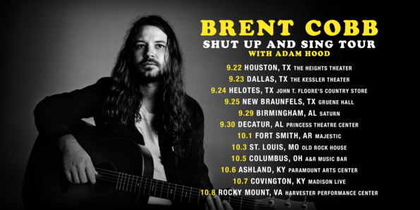 Brent Cobb Announces Fall ‘Shut Up And Sing’ Tour