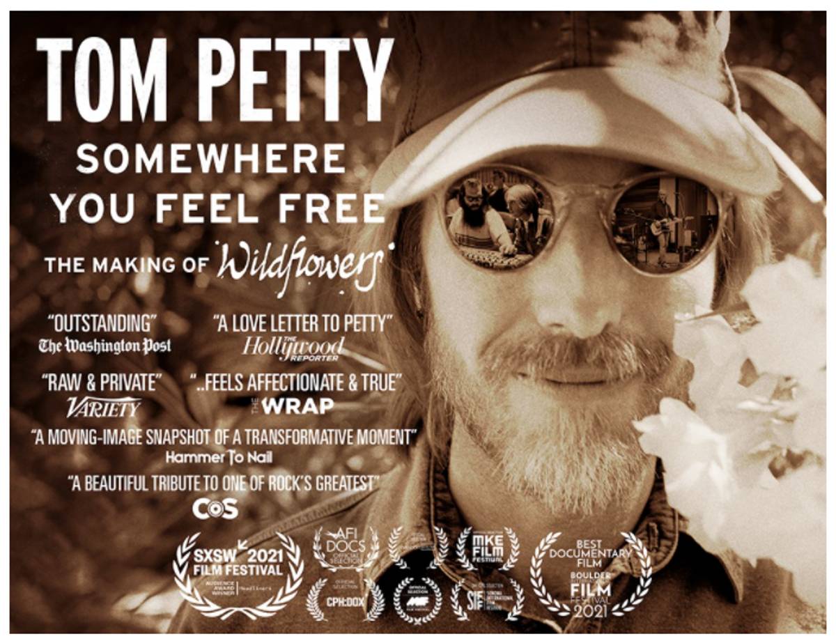 ‘Tom Petty, Somewhere You Feel Free: The Making Of Wildflowers’ Debuting In Theatres Oct 20