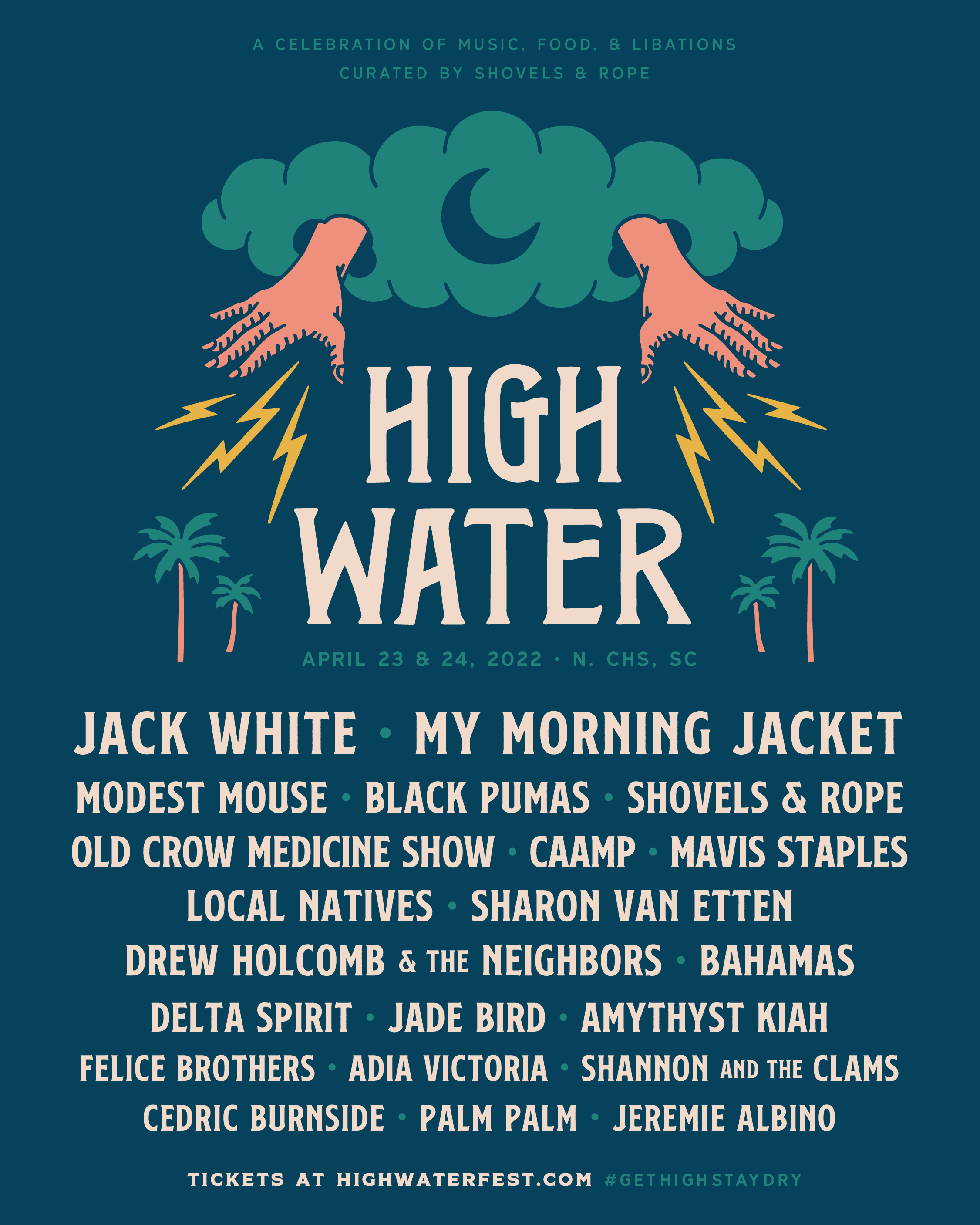 South Carolina’s High Water Festival Returns With Jack White, My Morning Jacket, Modest Mouse & More
