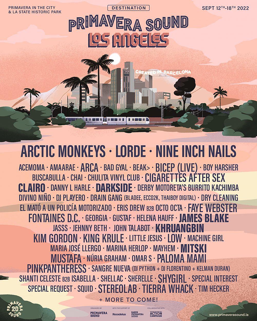Primavera Sound Hits Los Angeles With Arctic Monkeys, Nine Inch Nails, Lorde & More