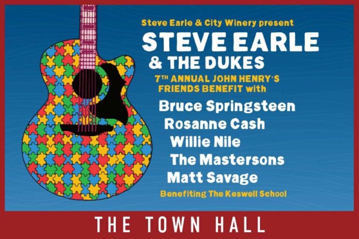 Bruce Springsteen & Willie Nile Join Up With Steve Earle at 7th Annual John Henry’s Friends Benefit (SHOW REVIEW)