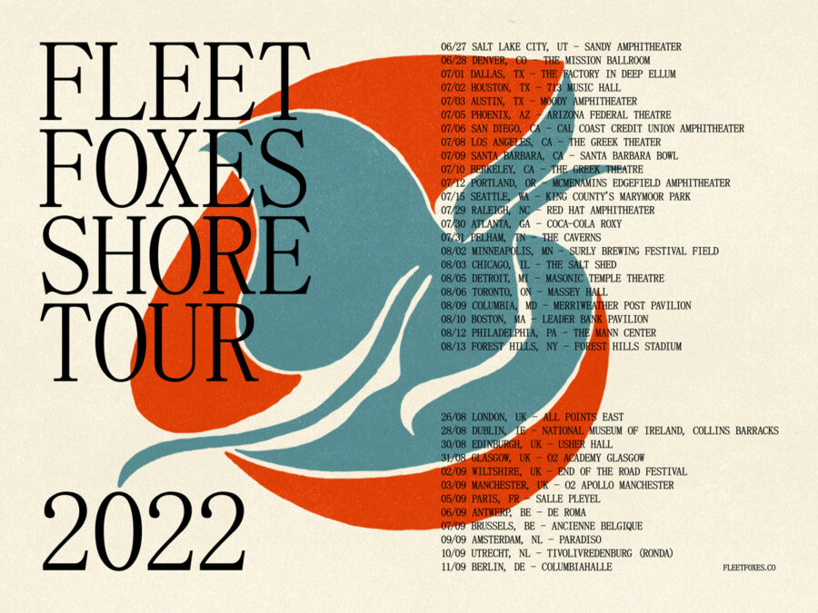 Fleet Foxes Announce 35 Date ‘Shore’ Tour