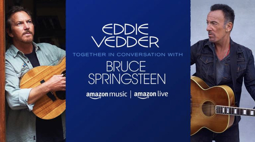 WATCH: Eddie Vedder & Bruce Springsteen Intimate Conversation Trailer