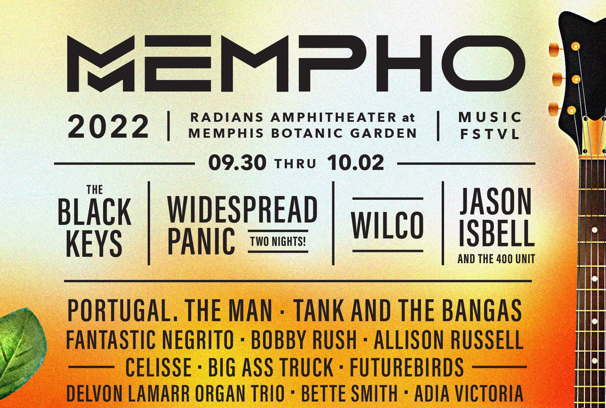 The Black Keys, Widespread Panic, Wilco, Jason Isbell Lead 2022 Mempho Music Festival Lineup