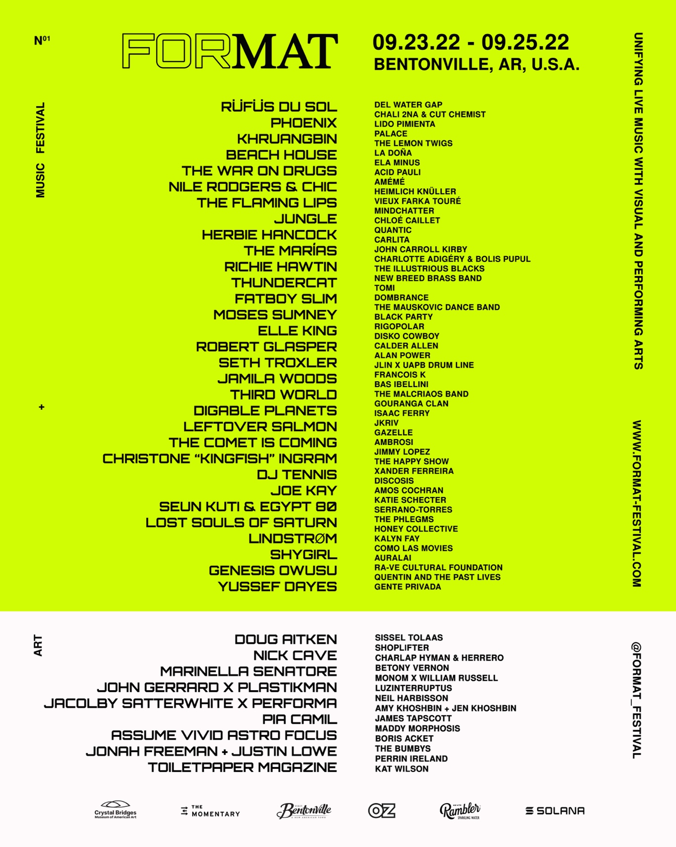 Khruangbin, Beach House, The War On Drugs, Jungle Lead FORMAT Festival