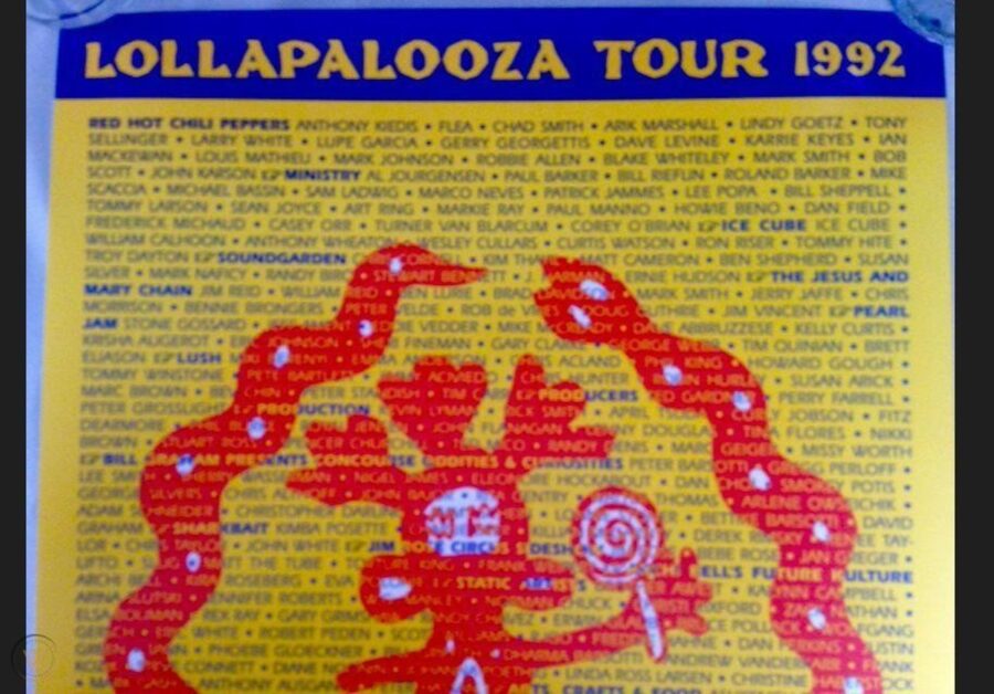 30 Years Ago Today – Second Lollapalooza Tour Kicks Off With Red Hot Chili Peppers, Pearl Jam, Soundgarden, Ministry & More