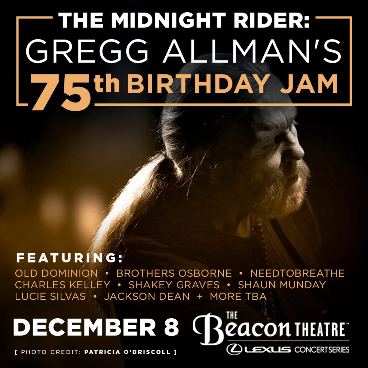 Gregg Allman 75th Birthday All-Star Tribute Show Featuring Old Dominion, Brothers Osborne & More Set For December 8th