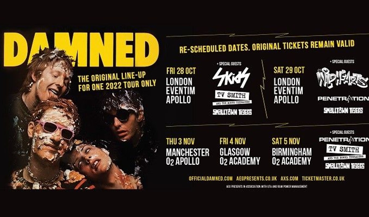 The Damned Kick-Off UK Reunion Tour In London With Original Lineup