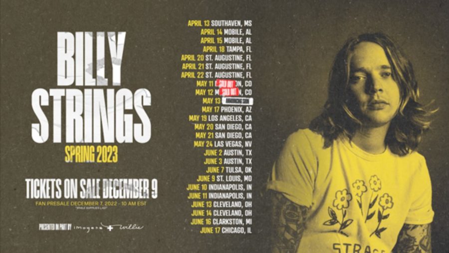 Billy Strings Reveals 22 Newly  Confirmed Shows 2023 Shows