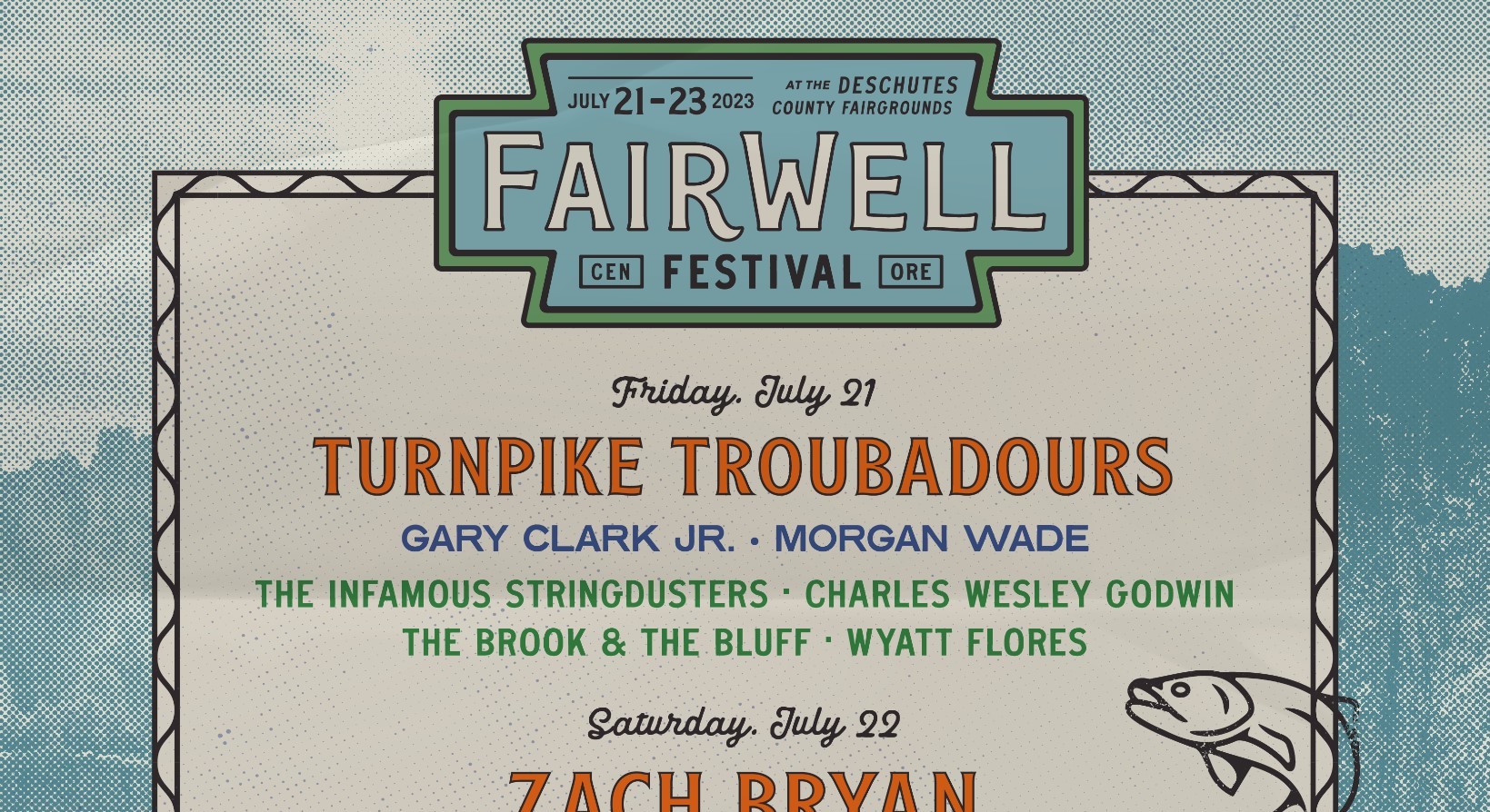 Zack Bryan, Willie Nelson, Turnpike Troubadours Lead Oregon’s Inaugural FairWell Festival