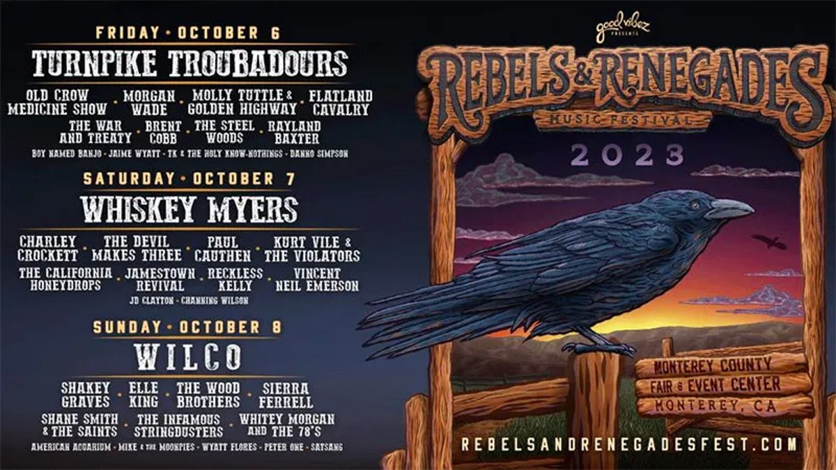 Rebels & Renegades Festival Returns With Wilco, Turnpike Troubadours, Whiskey Myers & More
