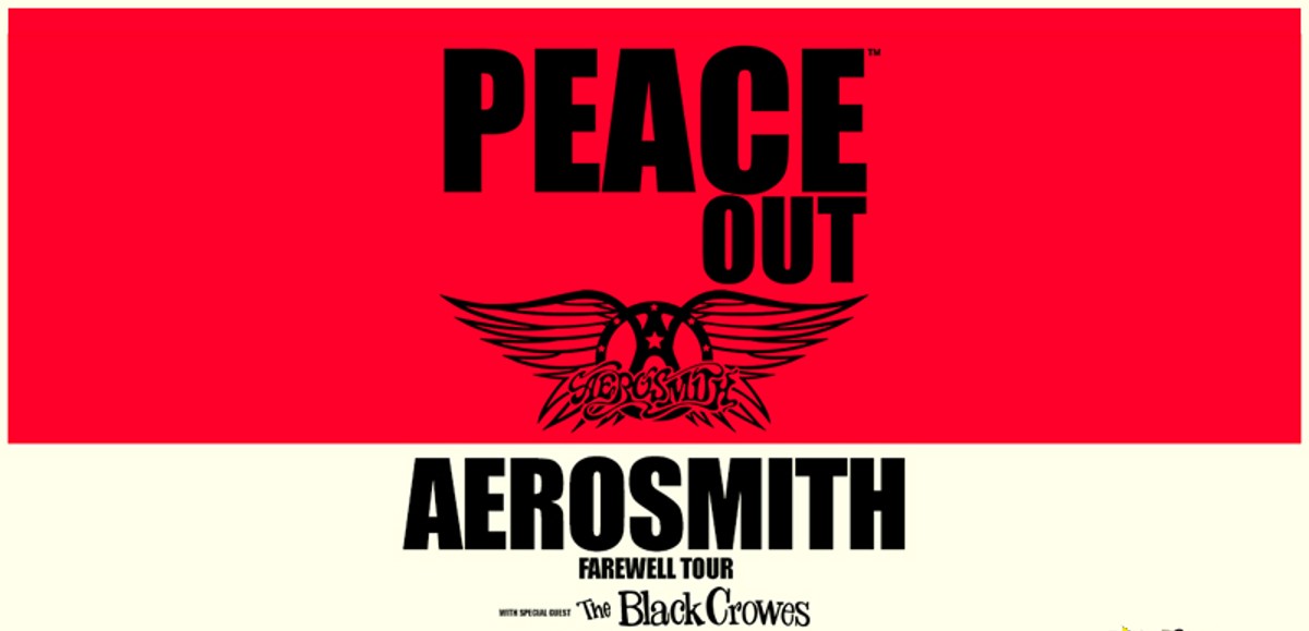 Aerosmith Announce PEACE OUT Final Tour – Black Crows To Support