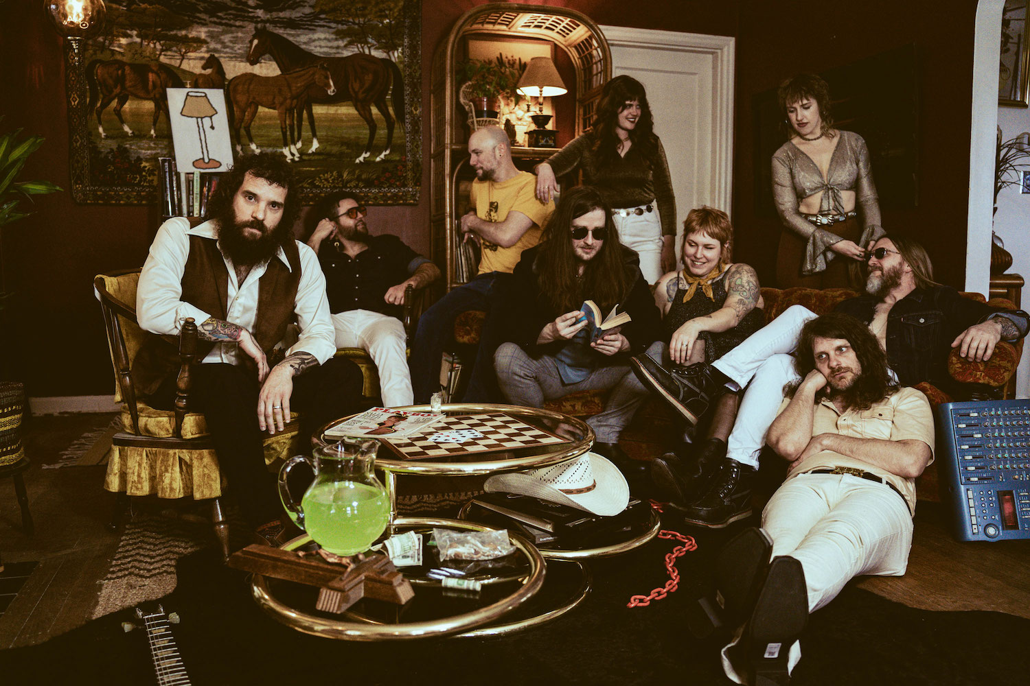 SONG PREMIERE: Family Worship Center Convenes for Swaggering Rock and Roll Sound on “The South”