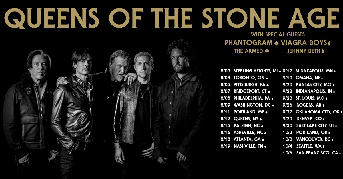 Queens of the Stone Age Reveal North American Tour- Viagra Boys, Phantogram, The Armed, Jehnny Beth Set As Openers