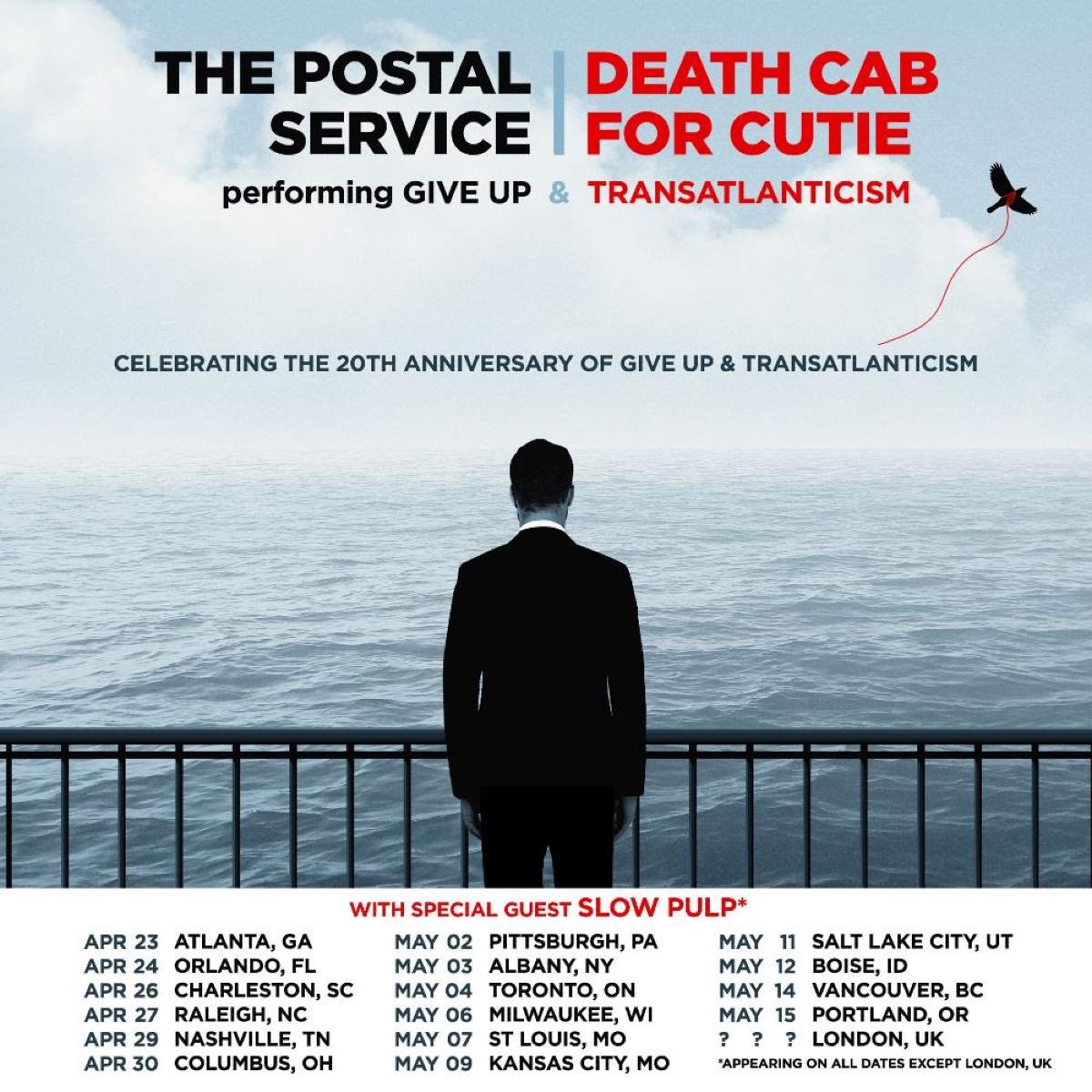 The Postal Service & Death Cab For Cutie Extend Co-Headlining Tour
