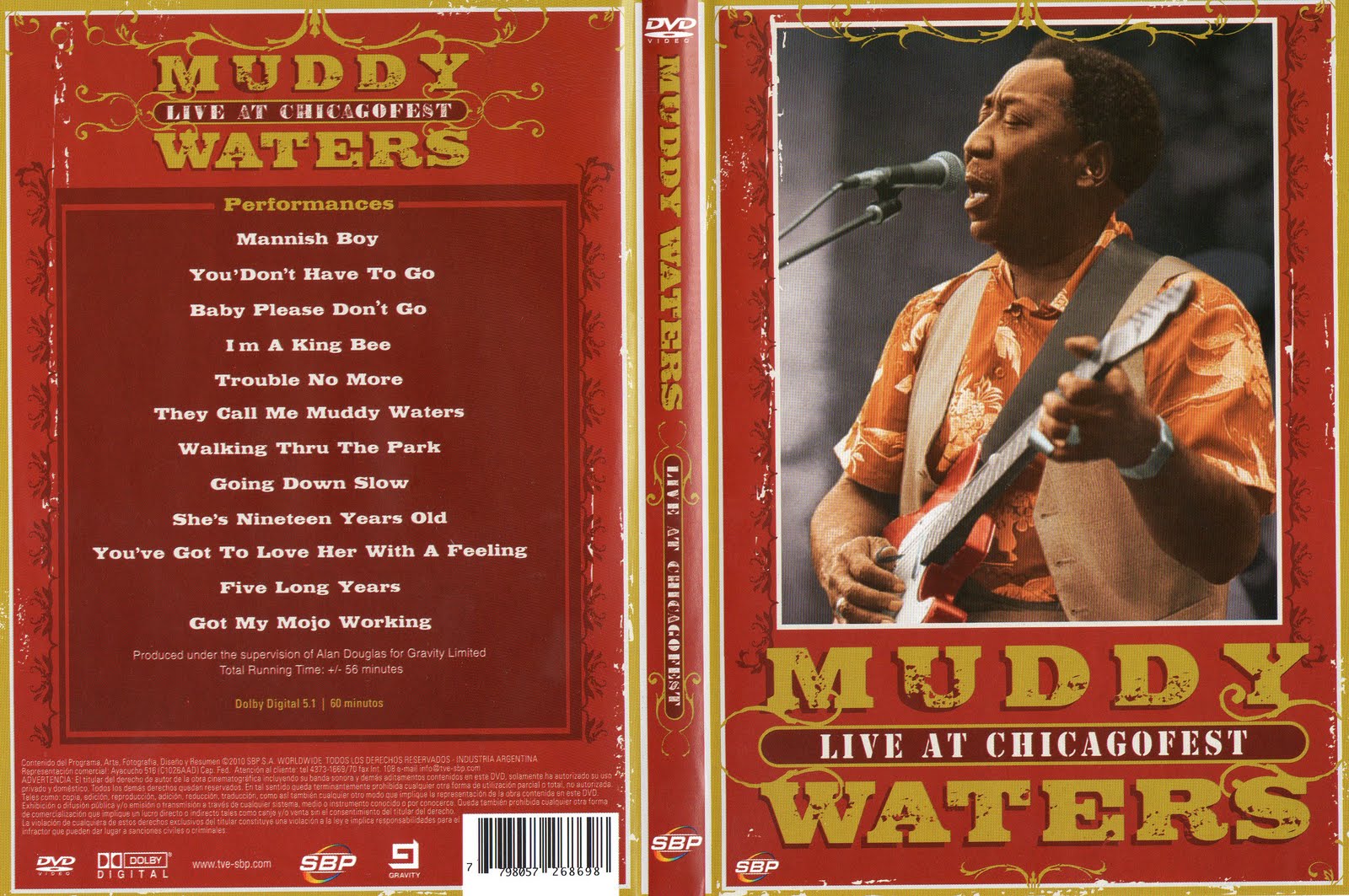Deep Friday Blues- Muddy Waters Feat. Johnny Winter at Chicago Fest 1981