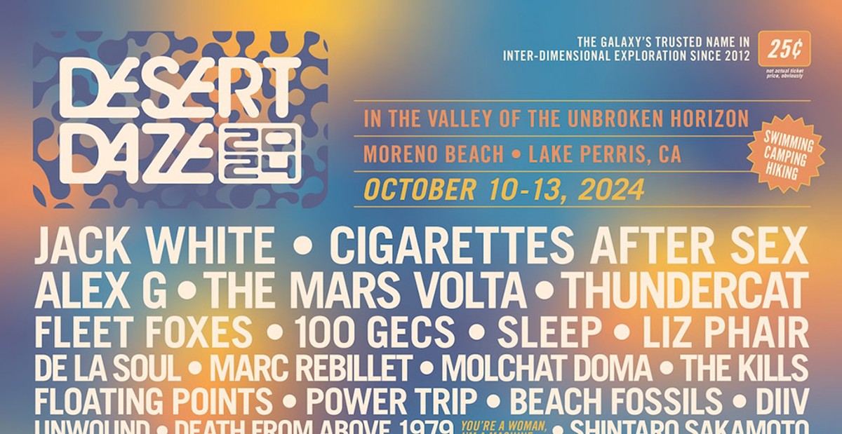 Jack White, Cigarettes After Sex, Alex G, Mars Volta, Thundercat, Sleep, Mount Kimbie, All Them Witches, De La Soul & More Lead Loaded Desert Daze 2024 Lineup
