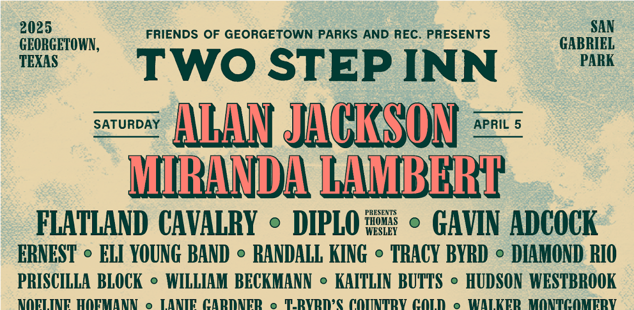 Two Step In Annouces Full Lineup With Alan Jackson aand Sturgill Simpson In Headlining Slots