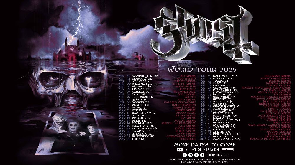 Ghost Announces World Tour Dates