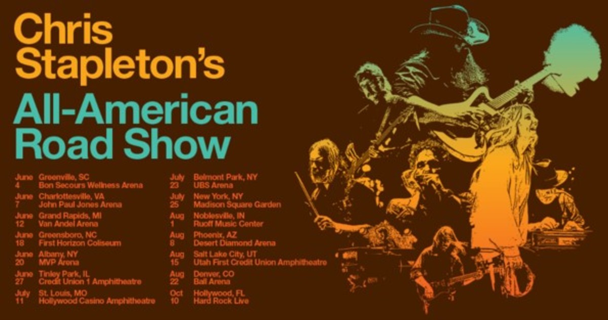 Chris Stapleton Announces “All American Road Show” Summer Tour
